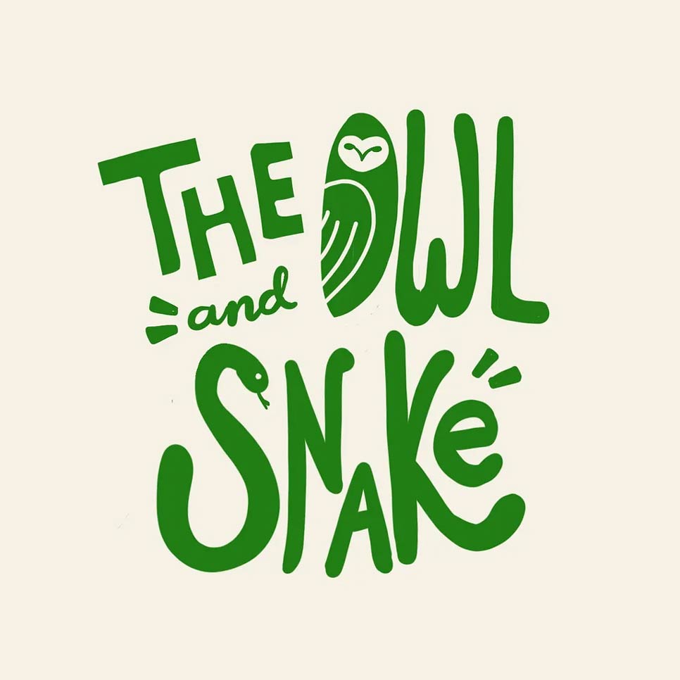Colorful hand-lettered typography with expressive style