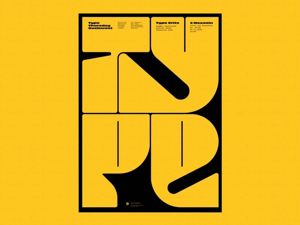 Lettering integrated into illustrated artwork