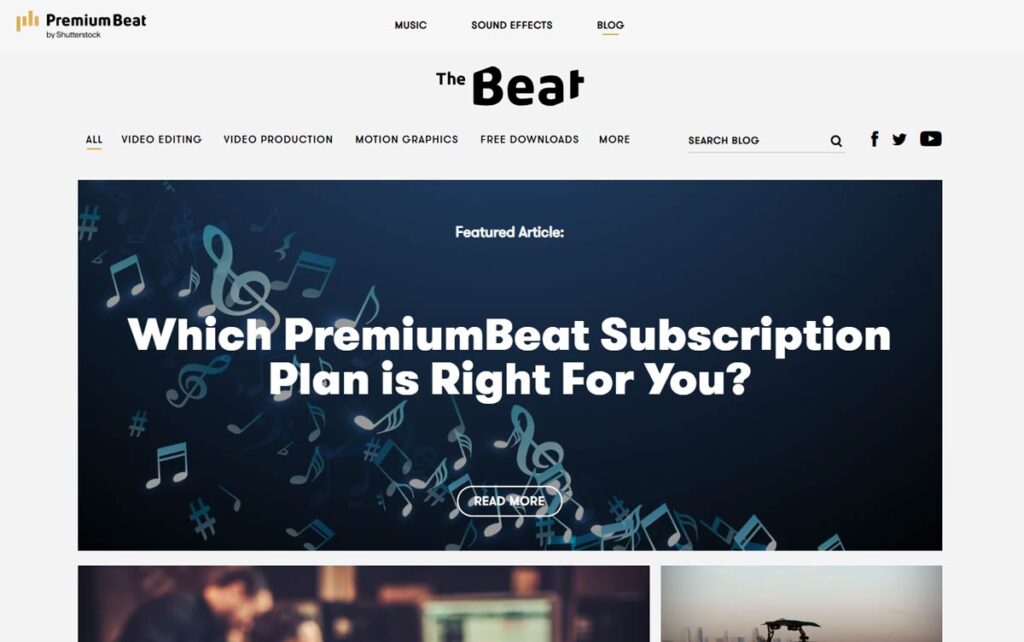 Best Blogs for YouTubers Premium Beat