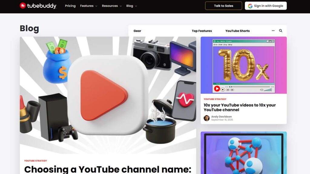 Best Blogs for YouTubers Tubebuddy