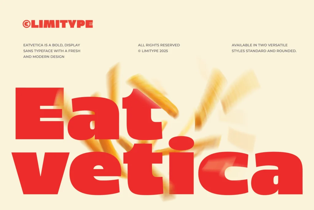 Eat Vetica Bold Fonts