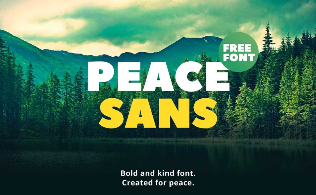 Peace Fonts Bold Fonts